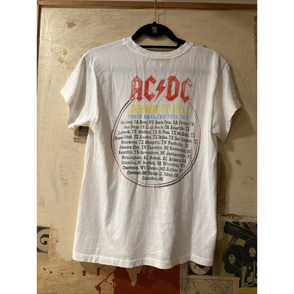 ACDC Daydreamer HIGHWAY TO HELL American Tour 1979 T-Shirt Single Stitch‎ SMALL